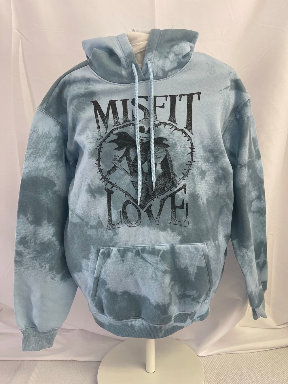 Disney Nightmare Before Christmas Misfit Love Tie Dye Hoodie XS